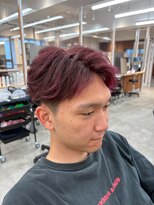 ルースト 南堀江店(ROOST)&nbsp;刈り上げセンターパート/波巻きツイストスパイラル/南堀江