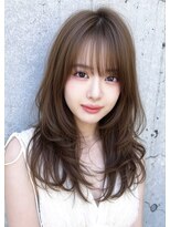 リークフー(Ree cu fuu)&nbsp;レイヤーカット透明感カラーハッシュカット