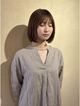 モードケイズ 豊中店(MODE K's) 【王道愛され】切りっぱなしボブ×艶カラー