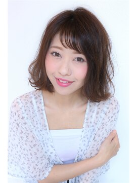 ソース 梅田(SOURCE) 無造作なベージュブラウン