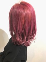 ヘアーサロン クスキ(hair salon KUSUKI) 濃いめピンク！！