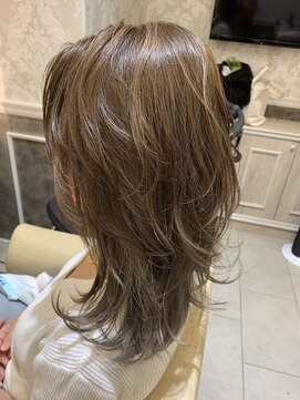 エイミーバイアフロートザガーデン 浦和店(amie by afloat the garden) 抜け感ウルフで色っぽ小顔スタイル