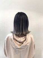リー 枚方(Lee) グレーアッシュ×裾カラー
