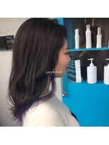 フロップニク(FLOPNIK)&nbsp;ダークアッシュ×パープルインナー