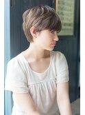 ジェンダレス細目ハイライト×耳掛けショート  [トリートメント]