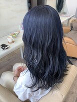 エメ ヘアー(aimer hair) ネイビーブルー