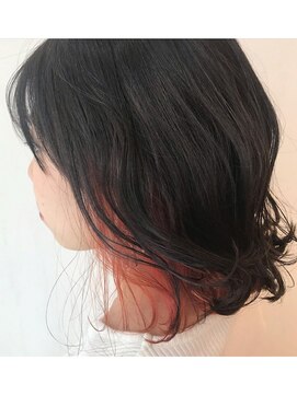 ヘアー クレイジュ(HAIR CRAYGE) 外はねボブ　イアリングカラー