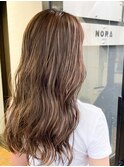 【NORA UMEDA 高木】センシュアルな外国人風ハイライトカラー