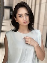 アフロート ギンザ(AFLOAT GINZA)&nbsp;AFLOAT GINZA【仲道 弘泰】かきあげ前髪のくびれミディ