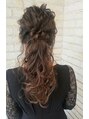 ピフデザイン(pifdesign) 結婚式のセットでのゆるいアレンジが好きです♪