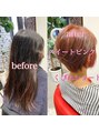 ルーブル(LOUVRE) cutはくびれショート.艶が出て人気のスイートピンク☆可愛さ120%