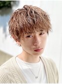 無造作パーマソフトツイストスパイラルパーママッシュ束感