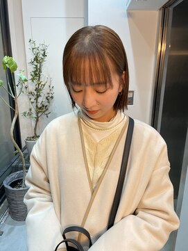 ロンド 表参道店(Lond) きりっぱなしボブ 髪質改善