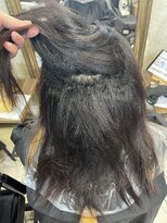 アンフィフォープルコ(AnFye for prco)&nbsp;クセが強い海外の方を高難易度ジュエリーシステム縮毛矯正で艶髪