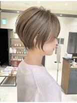 大人可愛い小顔ひし形クビレ丸みボブ20代30代40代大人ショート
