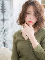 モッズヘア 越谷(mod's hair)&nbsp;かきあげ前髪小顔前下がりくせ毛風大人ボブc5越谷20代30代40代