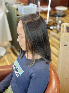 ヘアー キューブ フィール 都町店(hair cube feel) くすみマットカラーへ