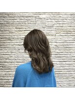 ビス ヘア アンド ビューティー 西新井店(Vis Hair＆Beauty)&nbsp;代30代40代ダブルカラーミルクティーアッシュエアリーロング