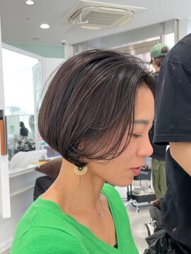 エアー 青山(AIR) 30代大人可愛い/丸みショートボブ/ショートボブ