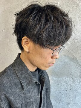 ニアウ 高崎店(Niau) ソフトツイストパーマメンズパーマシャドウパーマ群馬県高崎眉毛