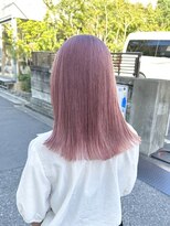 ブリーチダブルカラーホワイトカラーインナーカラー裾カラー艶髪