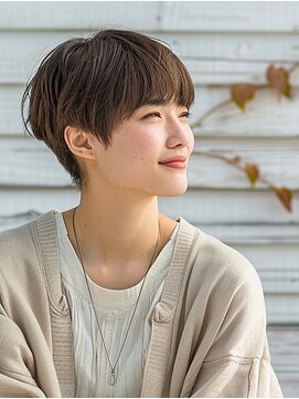 フレア 心 武庫之荘(flare) ★前髪イメチェンこなれミディレイヤーボブルフネビージュ小顔