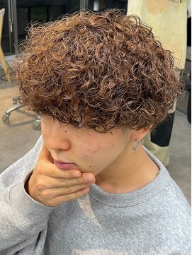 テン 心斎橋(tenn.) 心斎橋プードルパーマメンズパーマツイストスパイラルパーマ◎