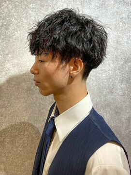 ラルス(Larus) サーフカール/スパイキーショート/ブルーブラック/本八幡