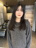 【何度でも使える♪】似合わせカット+艶カラー+髪質改善トリートメント