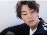 メンズカット＋シャンプー＋クイックヘッドスパ＋眉カット