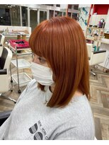 シェパパ サクレクール 中川店(chez papa)&nbsp;ツヤ感♪オレンジカラー♪