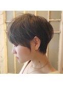 大人綺麗な小顔襟足スッキリショートボブ　30代40代50代鹿児島
