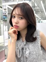 アイヴィー(IVY)&nbsp;大人かわいい くびれミディアム 顔まわりカット【肥田亜沙美】