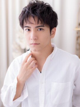 黒髪ルーズパーマ爽やかアクティブショートa志木20代30代40代