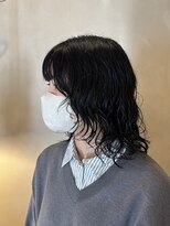 ラヴィズム 名駅店(LUVISM)&nbsp;ミディアム/ボブ/レイヤー/顔周りレイヤー/パーマ/艶カラー