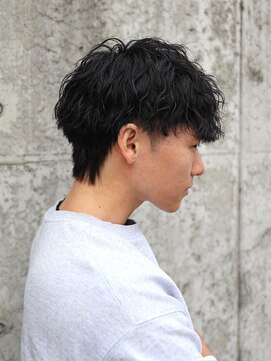 ハニー(HONEY) 縦落ちツイスパ/ツイストスパイラルパーマ/岡崎メンズパーマ