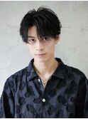 刈り上げセンターパート/波巻きツイストスパイラル/大宮