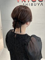 トリッカ シブヤ(TRICCA SHIBUYA) 王道まとめ髪ヘア/シニヨン/アップスタイル/結婚式参列ヘア