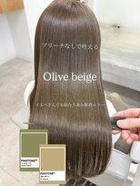 アイエヌジードット(INg.)&nbsp;ブリーチなしオリーブベージュ
