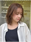 夏映えエアリーレイヤーボブ