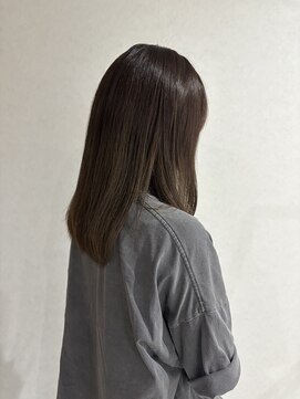 ヘア スノー(HAIR SNOW) 暗髪☆グレージュカラー