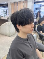 ロンドシエル 横浜(Lond ciel)&nbsp;men's/メンズ/フェザーパーマ/ニュアンス/ダウンパーマ/黒染め