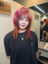 ヌル 表参道本店(Null)&nbsp;ブリーチデザインカラー/ルーツカラー/ケアブリーチ/レイヤー