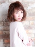 ゆるふわパーマ＊ショートボブ