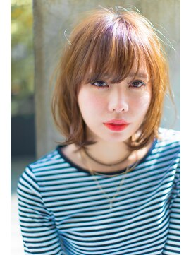 アーツ 町田(arts) 透け感ブラウンベージュ×ほつれナチュボブ