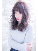 エルサフィロ キタハマ(el zafiro kitahama) 【el zafiro kitahama】ゆるふわ グレージュ セミディ