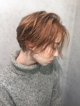 クレアール 恵比寿店(CREAR) 【CREAR 恵比寿/代官山】外ハネボブアッシュブラウンネオウルフ