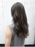 ブリーチなし◎9トーンブルーアッシュベージュ