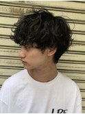 フェザーマッシュコンマヘアスパイラルパーマツイストパーマ