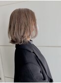 ★hair LOGiA★　波巻きライトベージュ　横